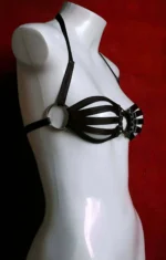 Rubber Bra Harness - Sexy Women's Rubber Bra Harness - Sexy Lingerie - SH577 - Image 5