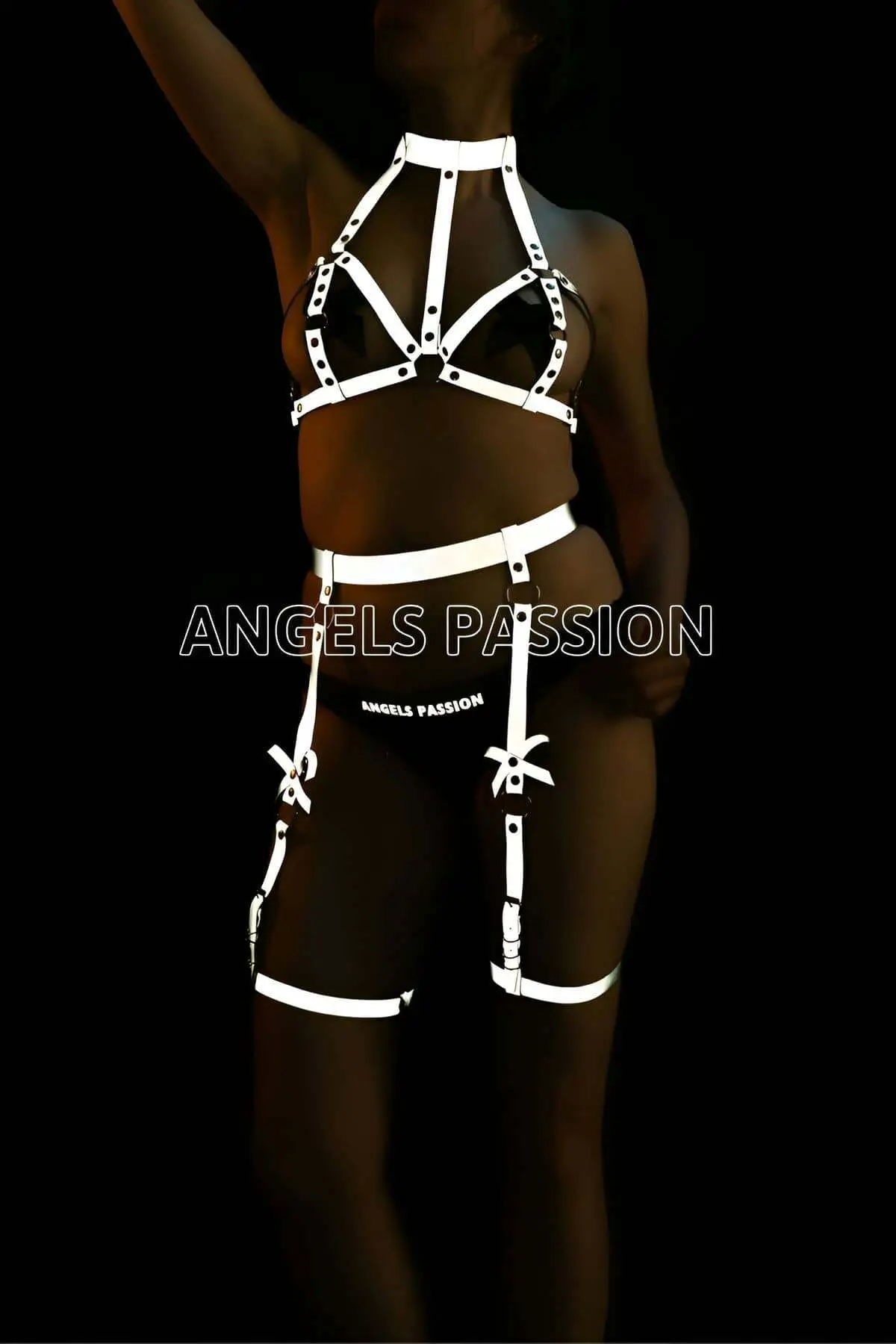 Reflective Garter Set - Glow-in-the-Dark Garter Set - SH310