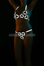 Reflective Sexy Bra Set - SH422 - Image 3