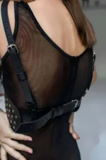 Elegant Belt and Harness Set with Rivet Details - SH1303 - Image 2