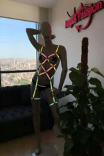 Pole Dance Clothing Light-Reflective Sexy Harness - Image 4