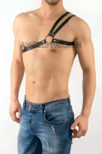 Men's Fantasy Apparel with Double Leather Shoulder Detail - SHM20 - Image 3