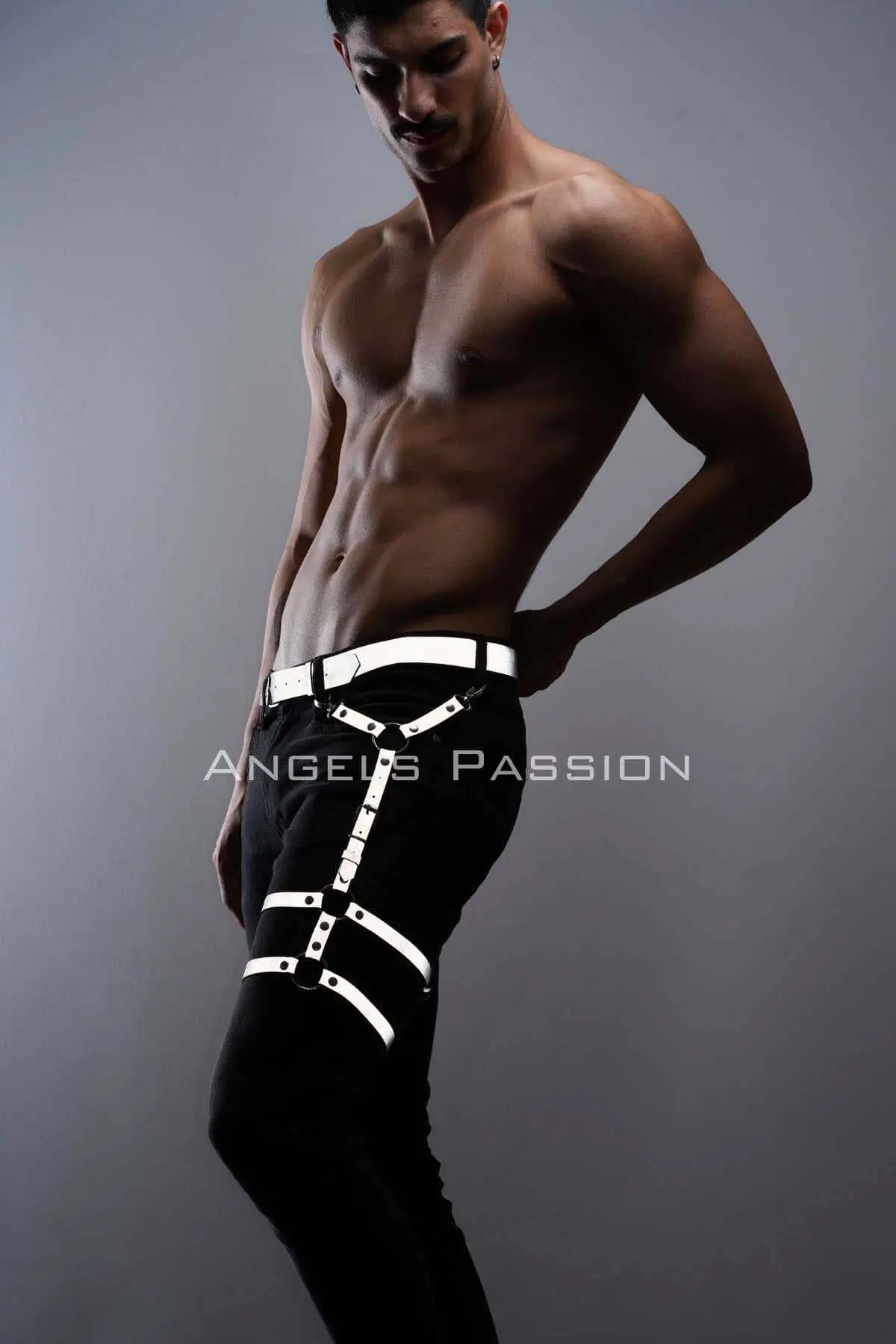 Glow-in-the-Dark - Reflective Men's Leg Belt, Men's Leg Accessory, Men's Party Accessory - SHM176