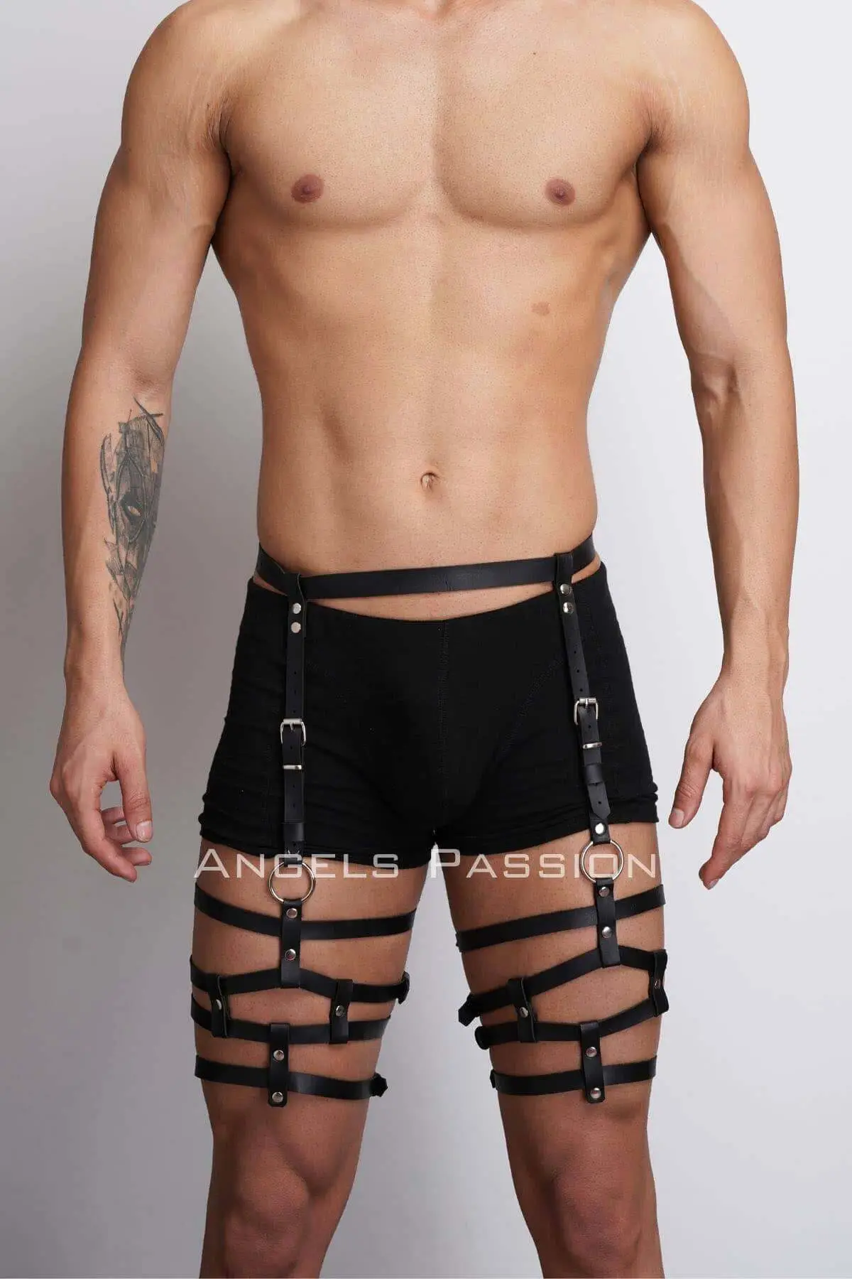 Men's Leg Harness, Leg Belt and Leg Accessory, Stylish Men's Leg Belt - SHM173