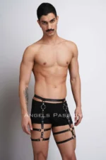 Leather Men's Leg Harness, Accessory for Men's Jeans - SHM165 - Image 5