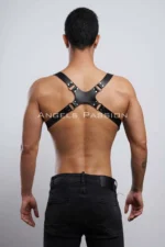 Stylish Men's Leather Belt with Back Detail, Men's Leather T-Shirt/Shirt Belt - SHM160 - Image 7