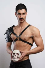 Gladiator Harness, One Shoulder Leather Harness, Cosplay Costume, Warrior Costume - SHM154 - Image 9