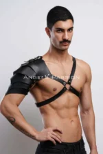 Gladiator Harness, One Shoulder Leather Harness, Cosplay Costume, Warrior Costume - SHM154 - Image 8