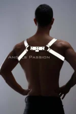 Glow-in-the-Dark - Reflective Men's Chest Harness, Men's Partywear - SHM149 - Image 8