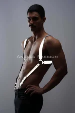 Glow-in-the-Dark (Reflective) Men's Suspenders, Men's Shoulder Belt - SHM146 - Image 2
