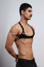 Leather Men's Chest Harness, Men's Chest Harness, Men's Chest Belt - SHM144 - Image 2