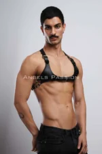 Leather Men's Chest Harness, Men's Chest Harness, Men's Chest Belt - SHM144 - Image 4