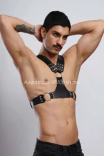 Men's Harness, Chest Harness, Leather Harness, Clubwear, Partywear - SHM120 - Image 7