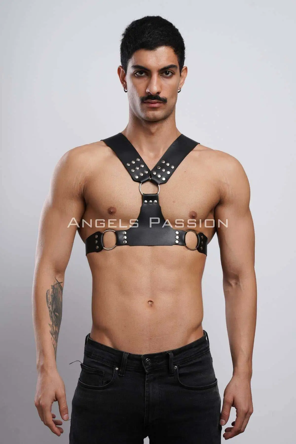 Men's Harness, Chest Harness, Leather Harness, Clubwear, Partywear - SHM120