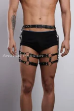 Men's Leg Harness, Leg Belt, Men's Short Suspenders - SHM94 - Image 5