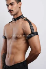 Stylish Men's Harness with Arm, Neck, and Shoulder Details, Men's Partywear - SHM90 - Image 6
