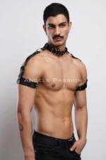 Stylish Men's Harness with Arm, Neck, and Shoulder Details, Men's Partywear - SHM90 - Image 7