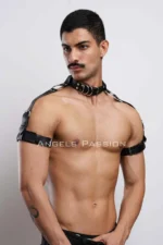 Stylish Men's Harness with Arm, Neck, and Shoulder Details, Men's Partywear - SHM90 - Image 3