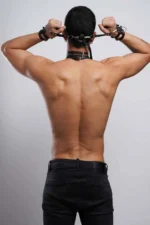 Fantasy Men's Choker and Bracelet Set, Choker - Bracelet Set - SHM56 - Image 7