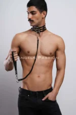 Men's Choker - Leash Set, Choker Harness Set, Men's Partywear - SHM53 - Image 2