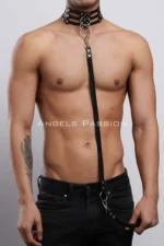 Men's Choker - Leash Set, Choker Harness Set, Men's Partywear - SHM53 - Image 4