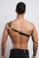 Stylish Men's Shoulder Harness with Detailed Shoulders - Men's Chest Harness - SHM45 - Image 8