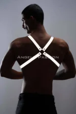 Reflective (Glow-in-the-Dark) Men's Chest Harness, Men's Party Wear - SHM43 - Image 8