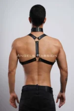 Men's Choker and Chest Harness, Men's Party Wear - SHM35 - Image 8