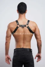 Men's Chest Harness, Men's Leather Suspenders, Men's Clubwear - SHM23 - Image 9