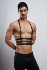 Men's Clubwear, Leather Party Wear, Techno Clubwear - SHM17 - Image 4