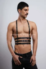 Men's Clubwear, Leather Party Wear, Techno Clubwear - SHM17