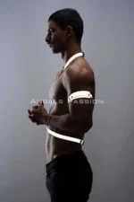 Reflective (Glow-in-the-Dark) Men's Chest and Bicep Harness Set - SHM15 - Image 7