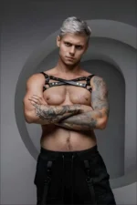 Men's Chest Harness, Men's Party Wear, Men's Dance Wear - SHM213 - Image 3