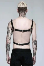 Leather Men's Chest Harness - SHM218 - Image 5