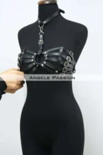 Women's Leather Fantasy Bra Apparel - SH1408 - Image 6