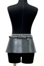 Stylish Waist-High Leather Skirt Belt, Thick Leather Belt - SH623 - Image 7