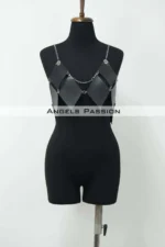 Elegant Belt with Baklava Pattern Detail, Leather Style Belt, Dress Belt - SH1332 - Image 5