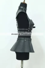 Leather Dress Harness, Leather Skirt and Bust Dress - SH1371 - Image 5