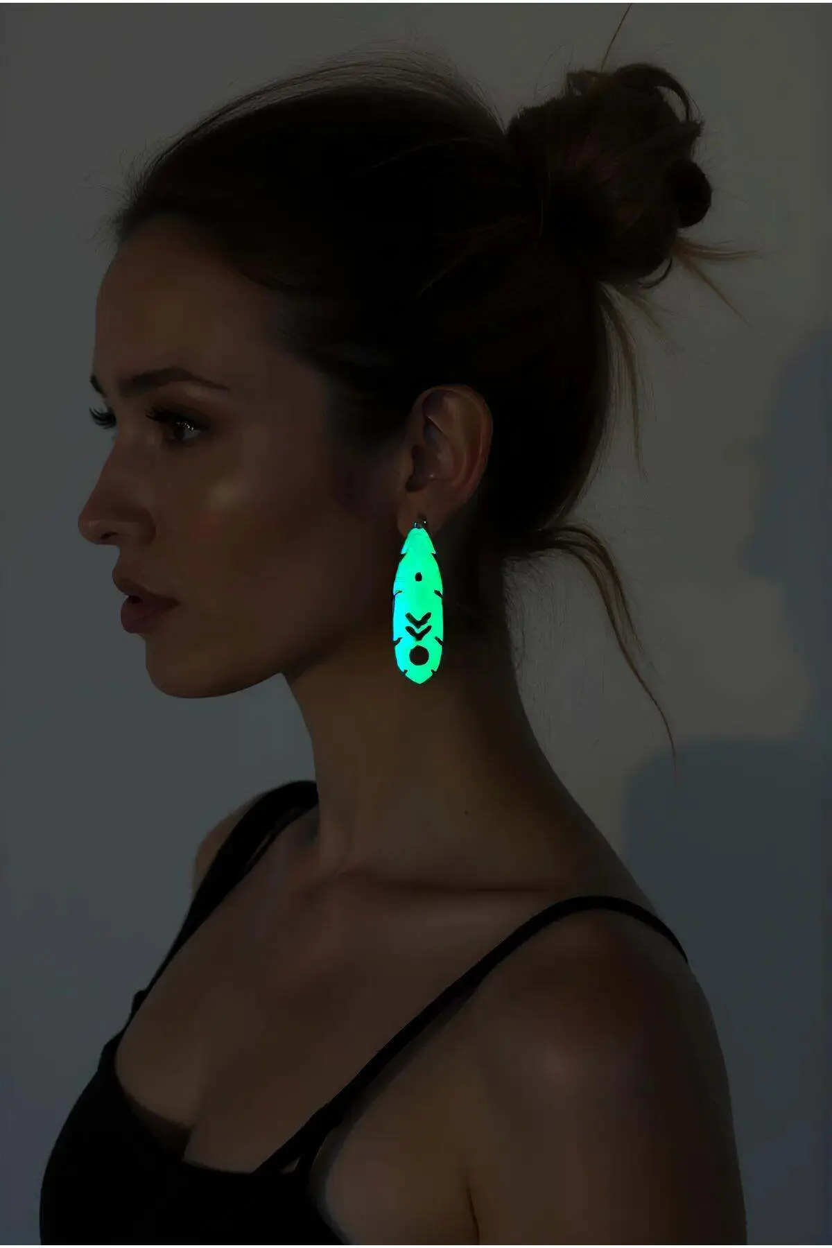 Rainbow Reflective Boho Earrings, Ethnic Laser Cut Earrings - APBJ028