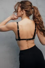 Fantasy Leather Bra Harness - SH1380 - Image 2