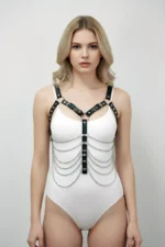 Plus Size Chain Chest Harness - SH534_S2 - Image 5