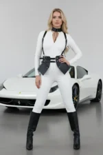 Wide Women's Belt, Stylish Wide Dress Belt - SH622 - Image 2