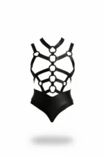 Sturdy Men's Chest Harness, Stylish Leather Men's Bustier - SHM240