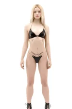 Sexy Leather Bra and Panty Harness Set - SH1424 - Image 3