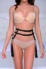 Dense Leather Tassel Waist Harness - SH1045 - Image 2