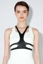 Sexy Leather Chest Harness - SH1374 - Image 2