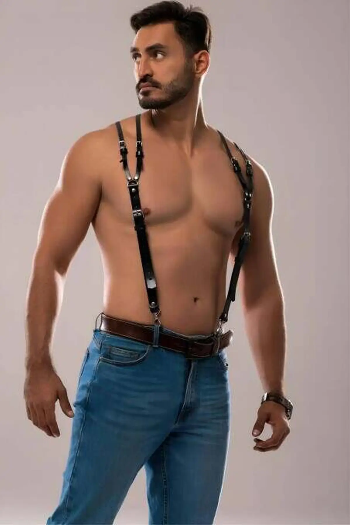 Men's Leather Shoulder Harness - SHM140