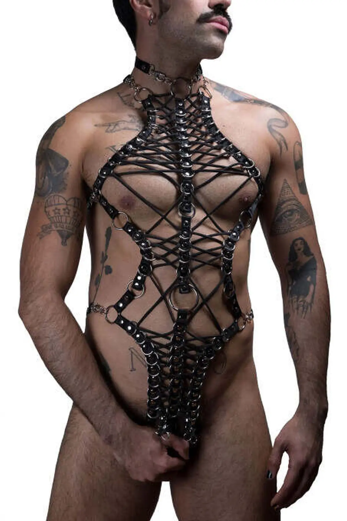 Men's Rubber Body Harness - SHM186