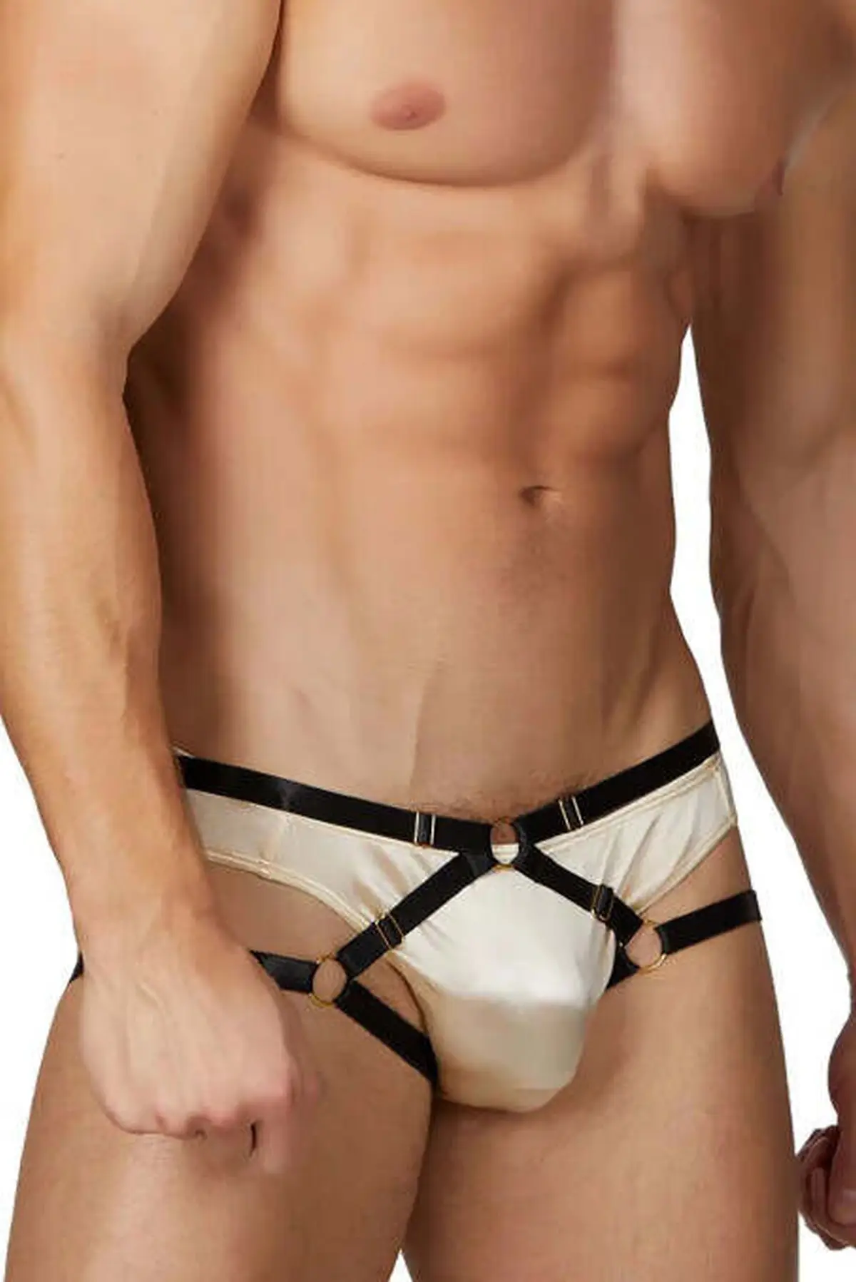 132946.webp Fantasy Men's Rubber Harness - SHM217 - Image 1