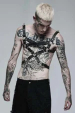Leather Men's Chest Harness - SHM218